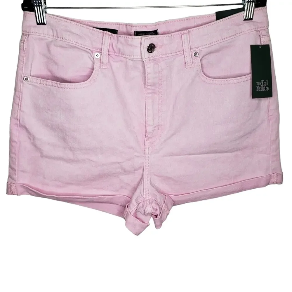 Wild Fable Highest Rise Shorts Pink Size 14